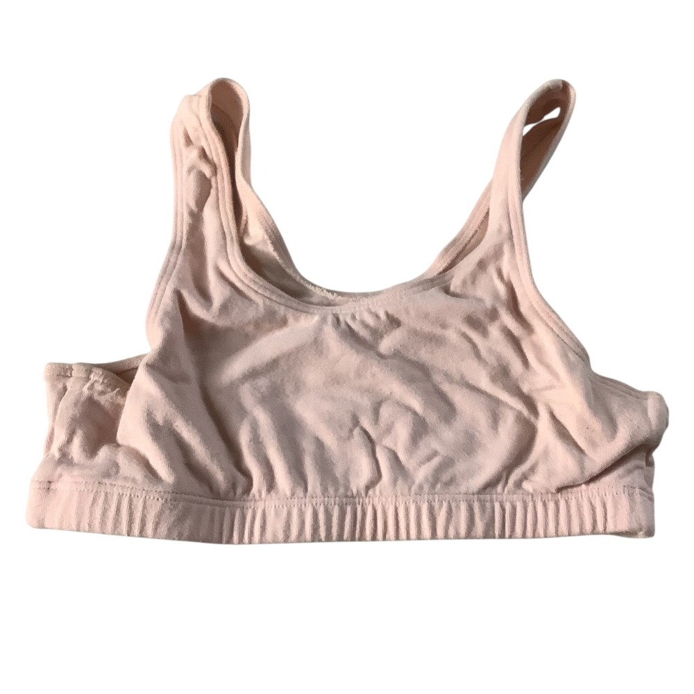 Wonder Nation Training Bra Girls XS Pink Cotton Spandex Casual Basic Comfort